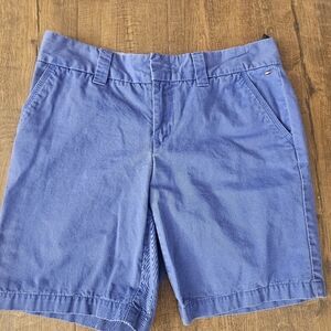 Tommy Hilfiger Chino Shorts, Blue, Size 6, 8.5" Inseam